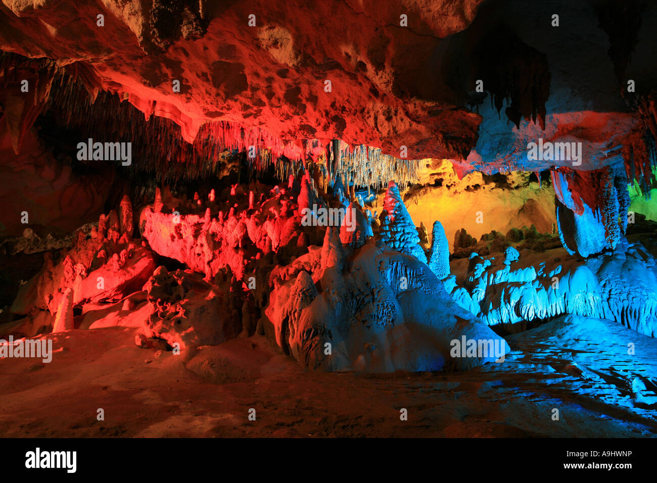 The "Christmas Tree Room" of Florida Caverns State Park, Marianna