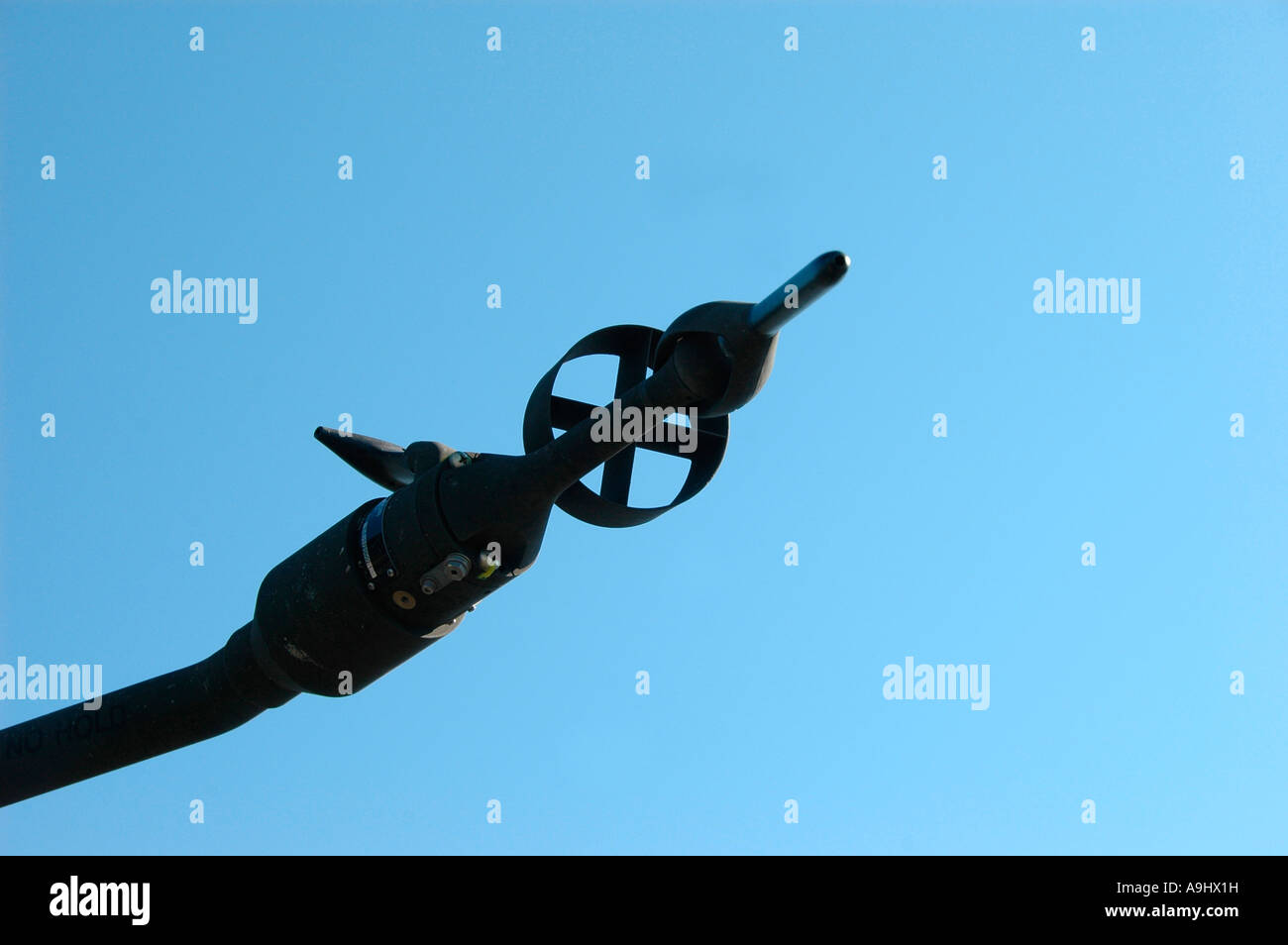 Army Cobra AH 64D Gunship Helicopter rotor speed indicator Stock Photo