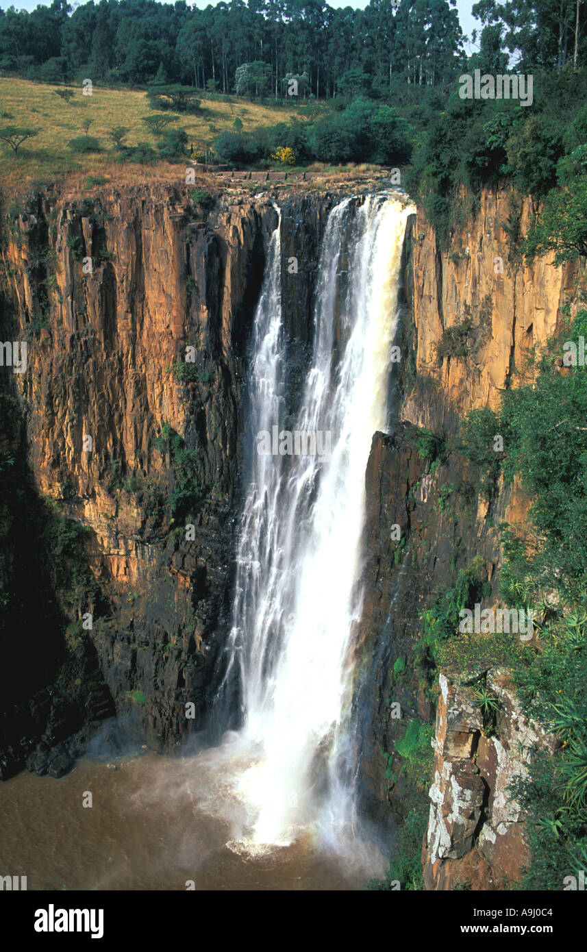 South Africa Waterfall Howick Falls KwaZulu Natal Stock Photo