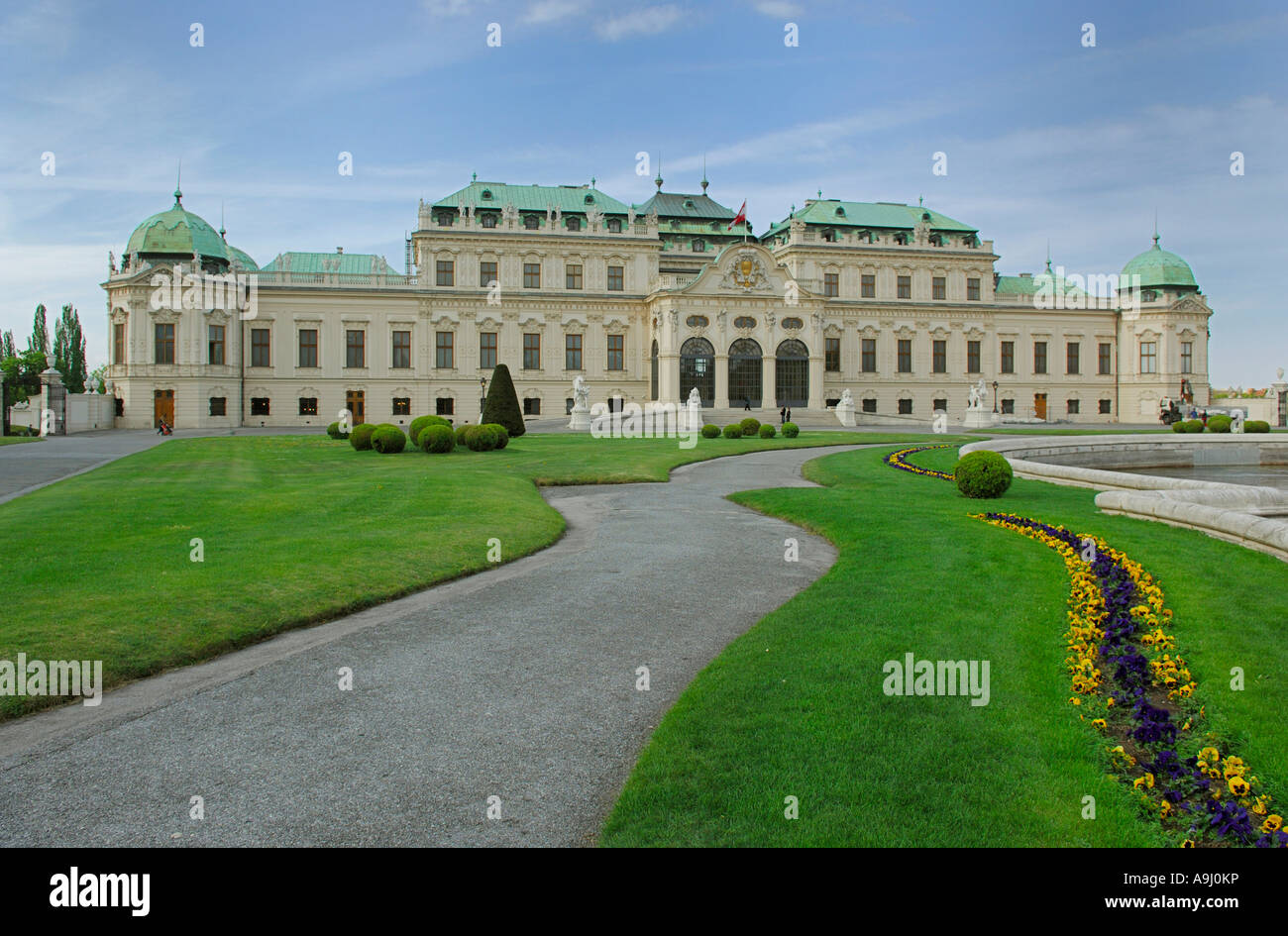 Belvedere Palace, Vienna, Vienna, Austria Stock Photo