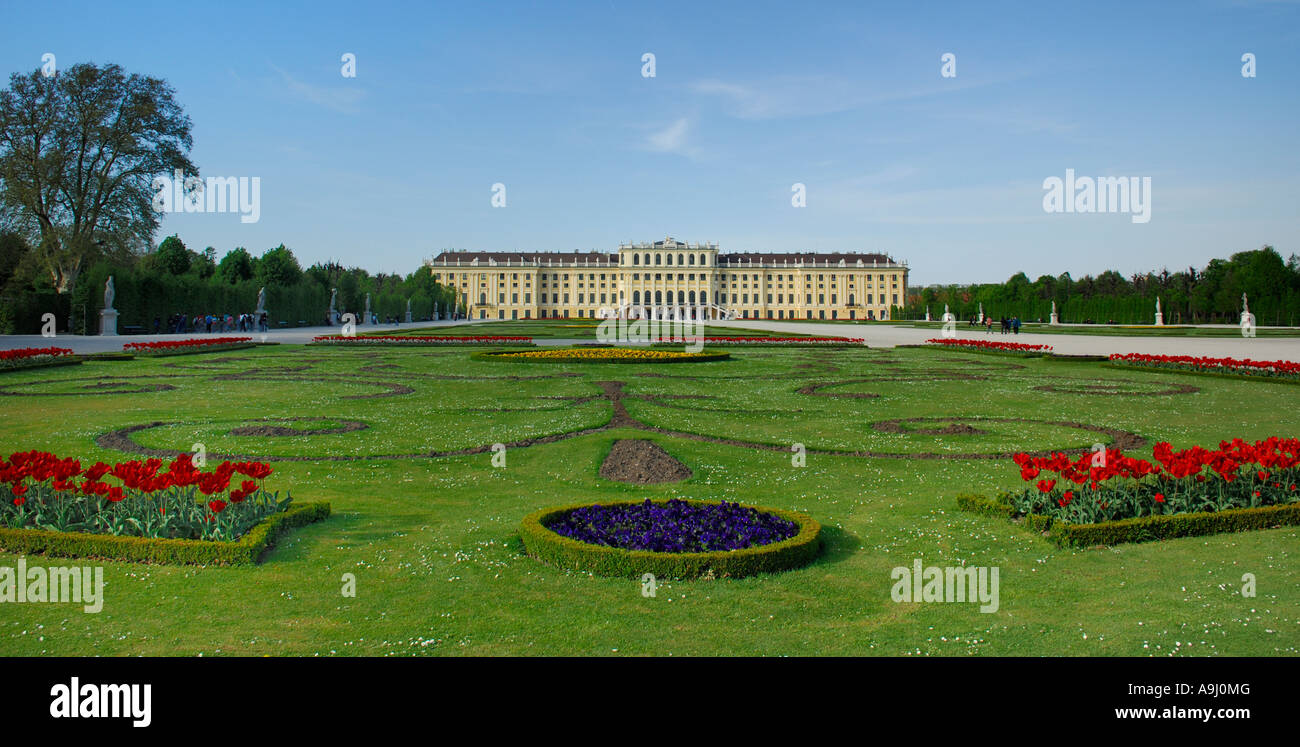 Schoenbrunn Palace, Vienna, Vienna, Austria Stock Photo