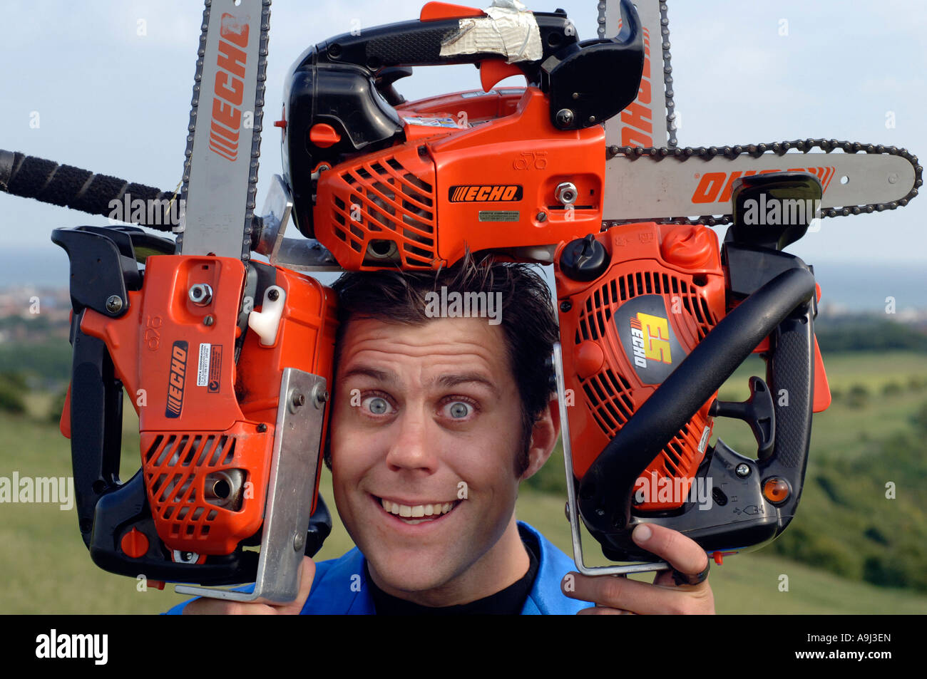 Magician and juggler Nathan Zorchak psyches himself up to practice