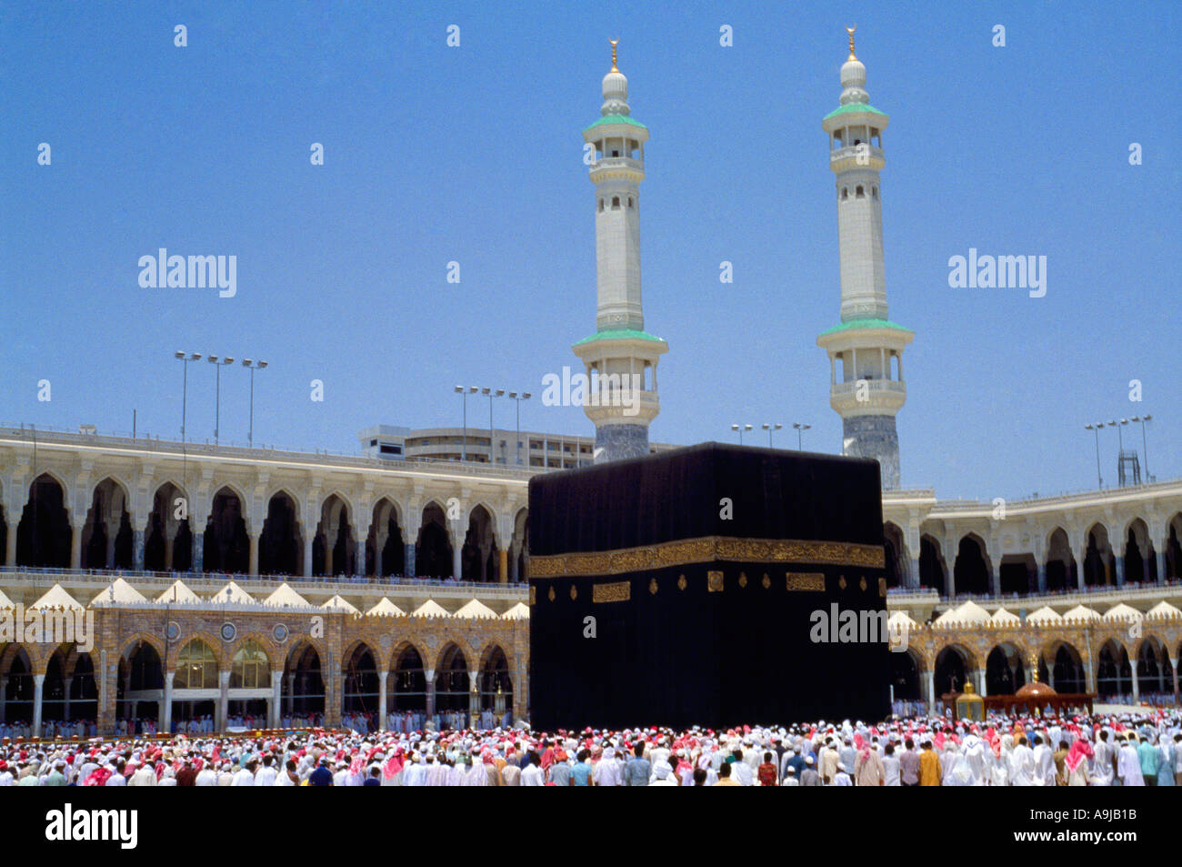 Makkah Saudi Arabia Hajj Holy Ka aba Stock Photo