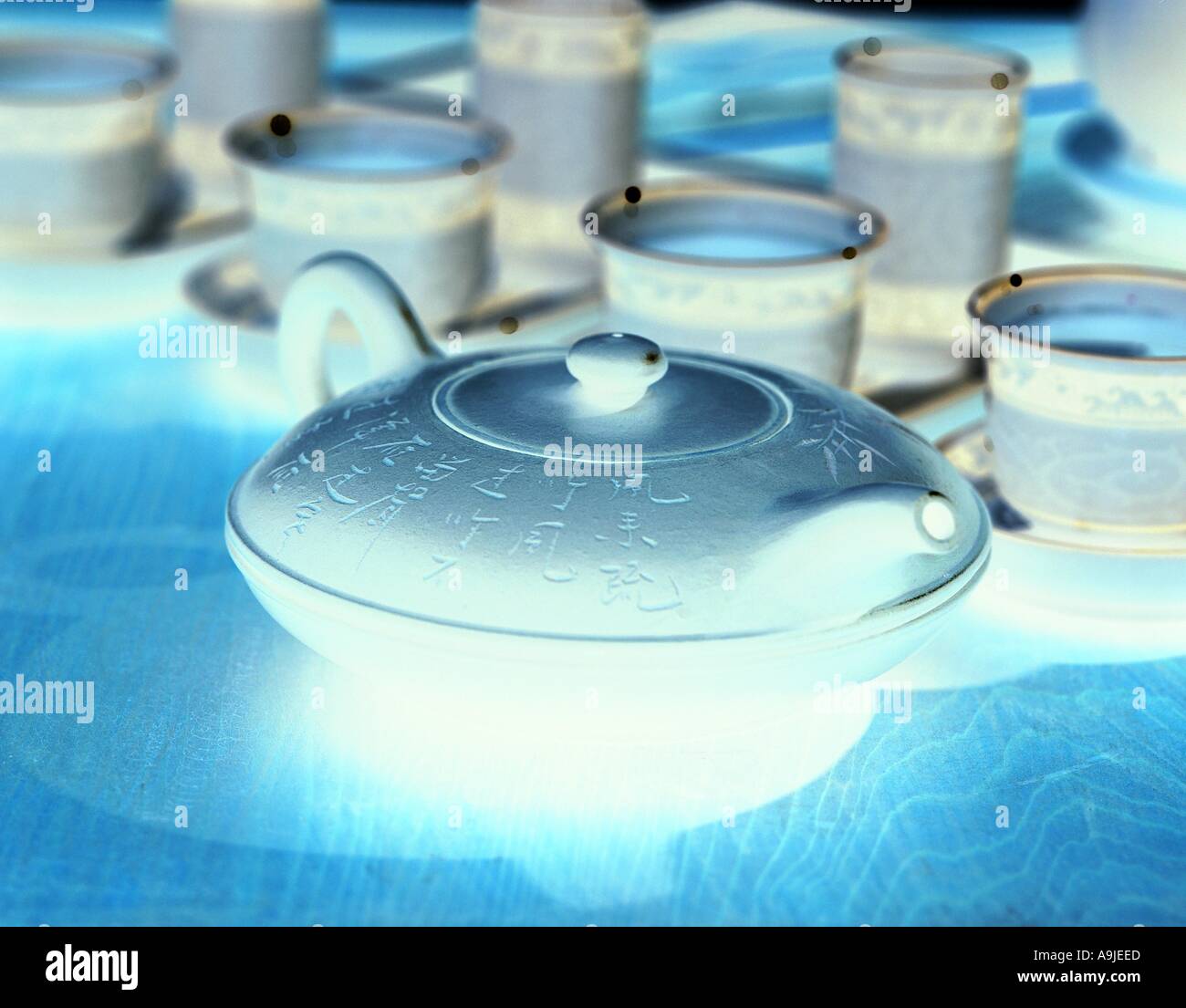 Printed tea cups hi-res stock photography and images - Alamy