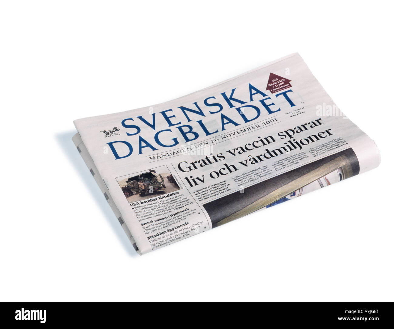 swedish daily newspaper Stock Photo Alamy