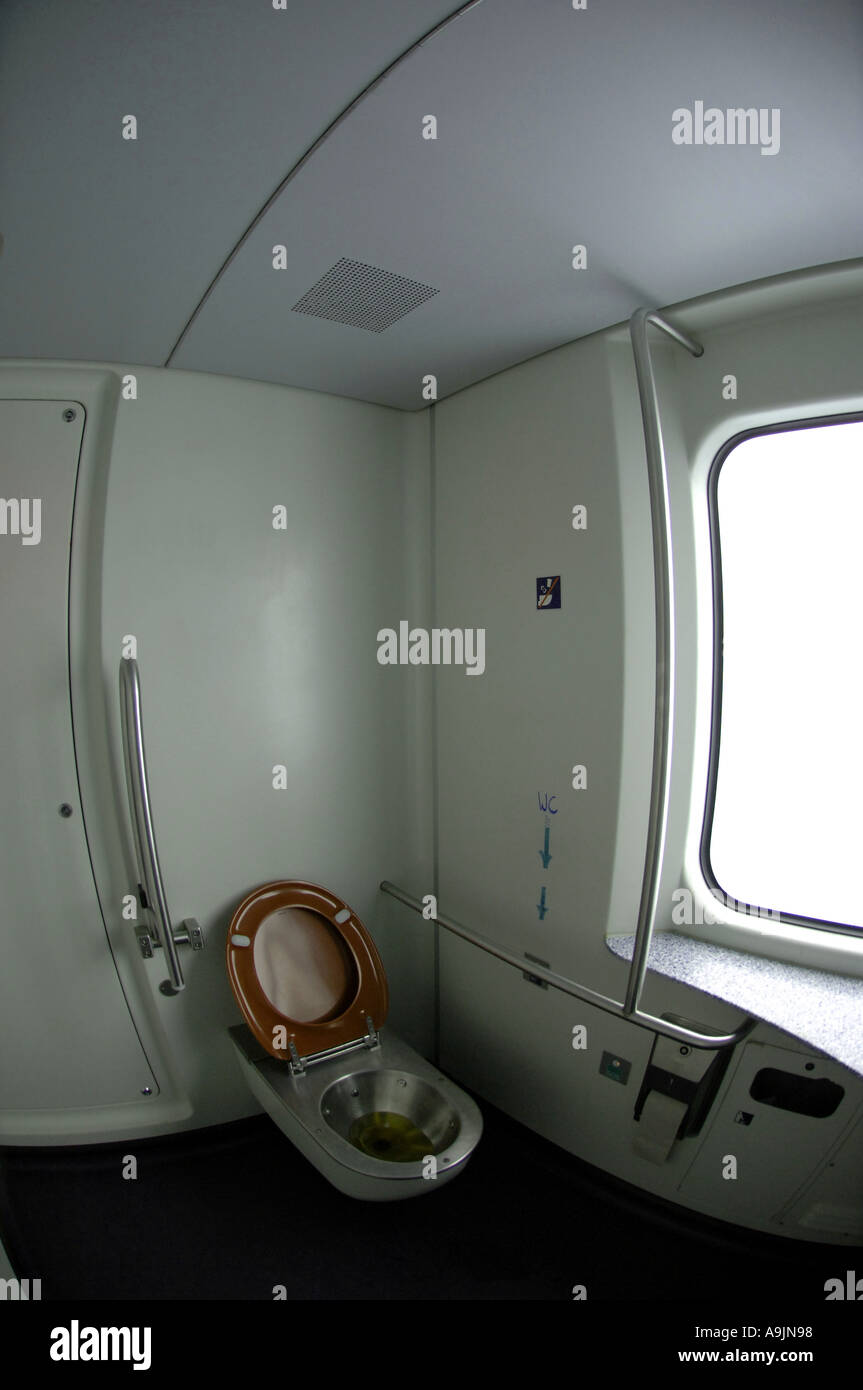 toilet train DB deutschebahn Stock Photo - Alamy