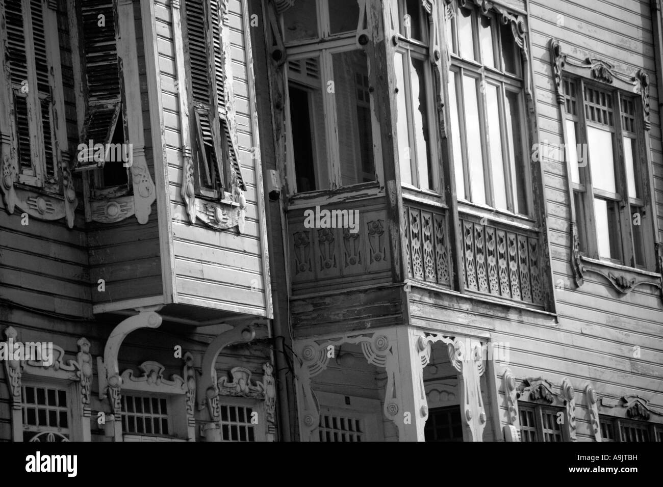 Ottoman houses in Arnavutkoy, Istanbul, Turkey Stock Photo Alamy