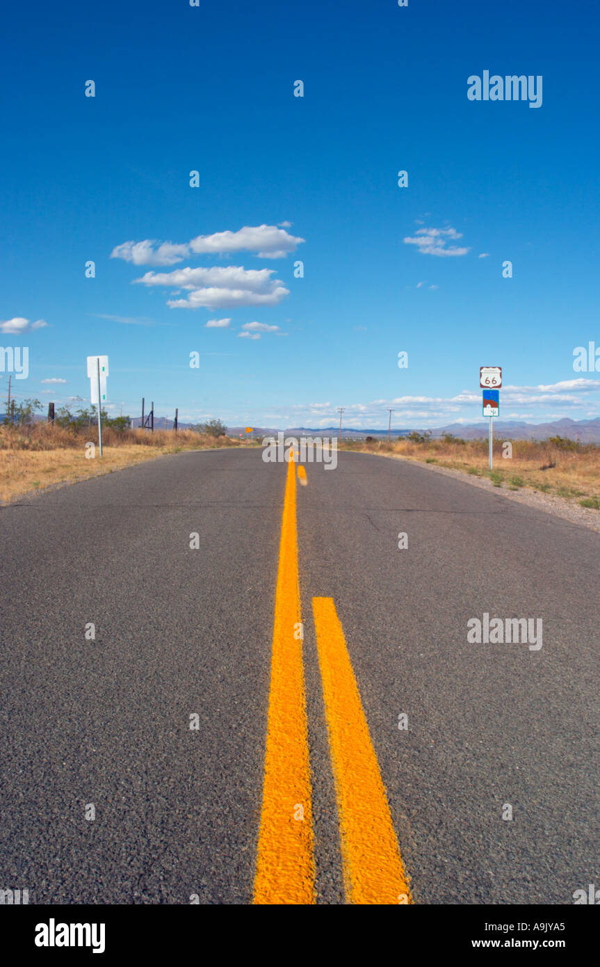 Historic Route 66 The Great Diagonal Way High Resolution Stock ...