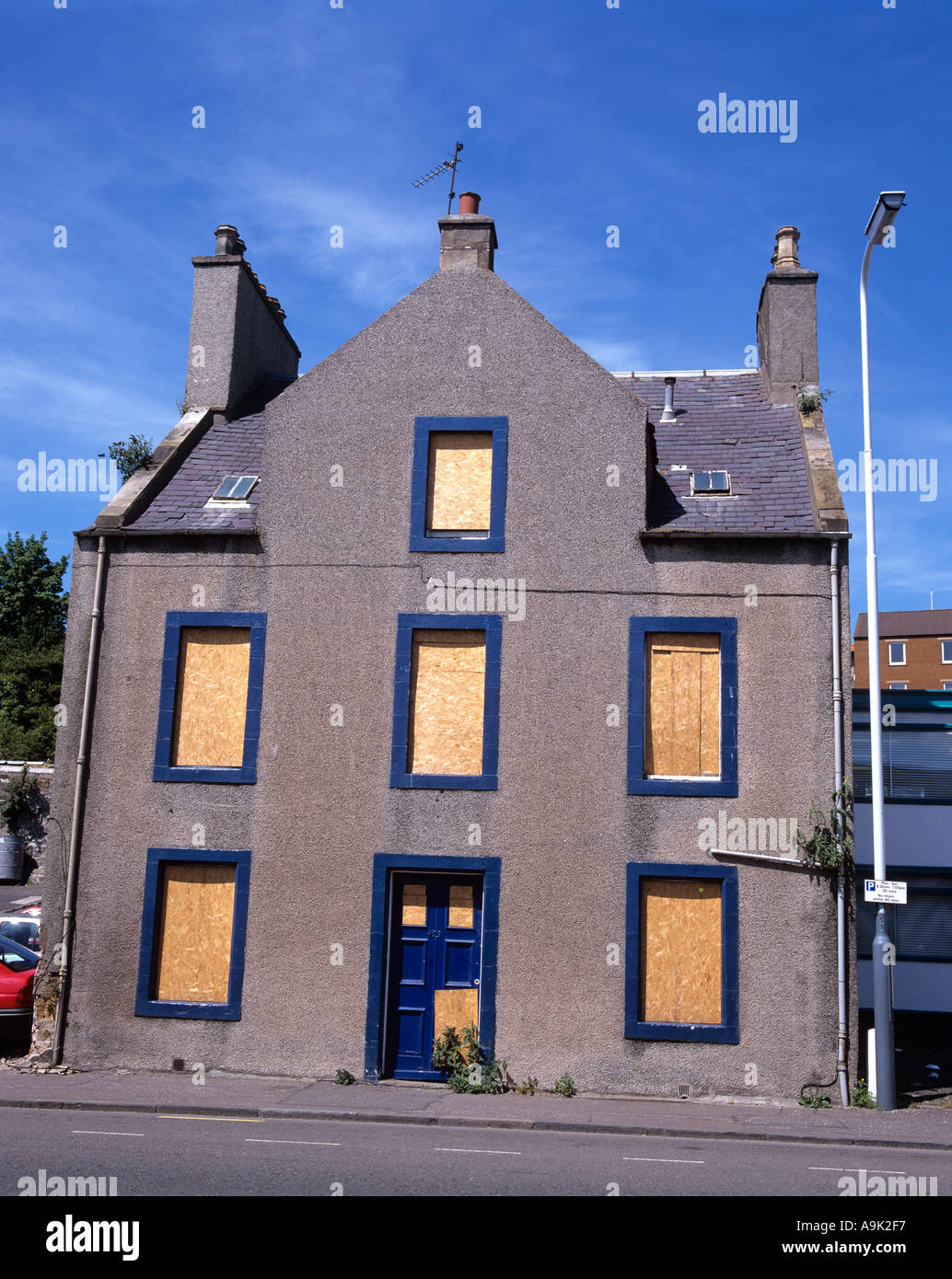 Derelict House Kirkcaldy Fife Scotland Stock Photo Alamy