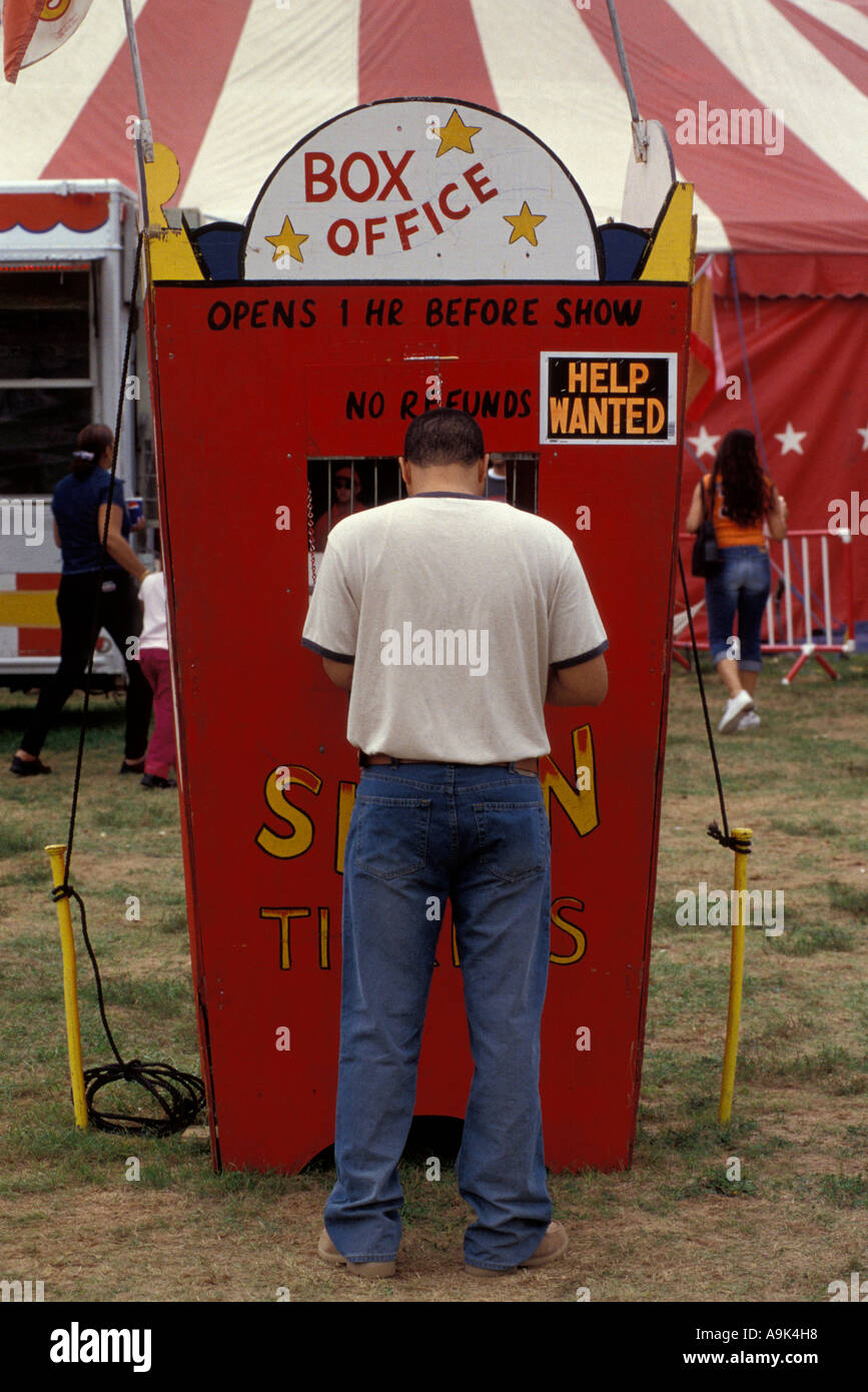 Bentley Bros. Brothers circus box office ticket booth customer American