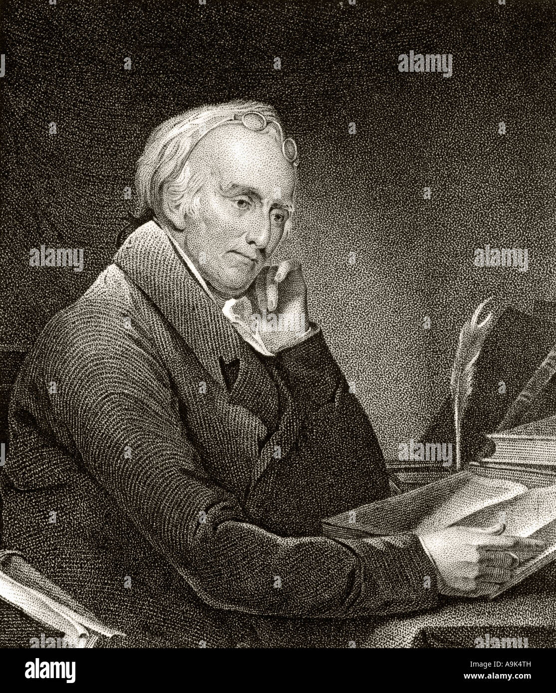 Portrait of Dr.Benjamin Rush, Surgeon General and signee of