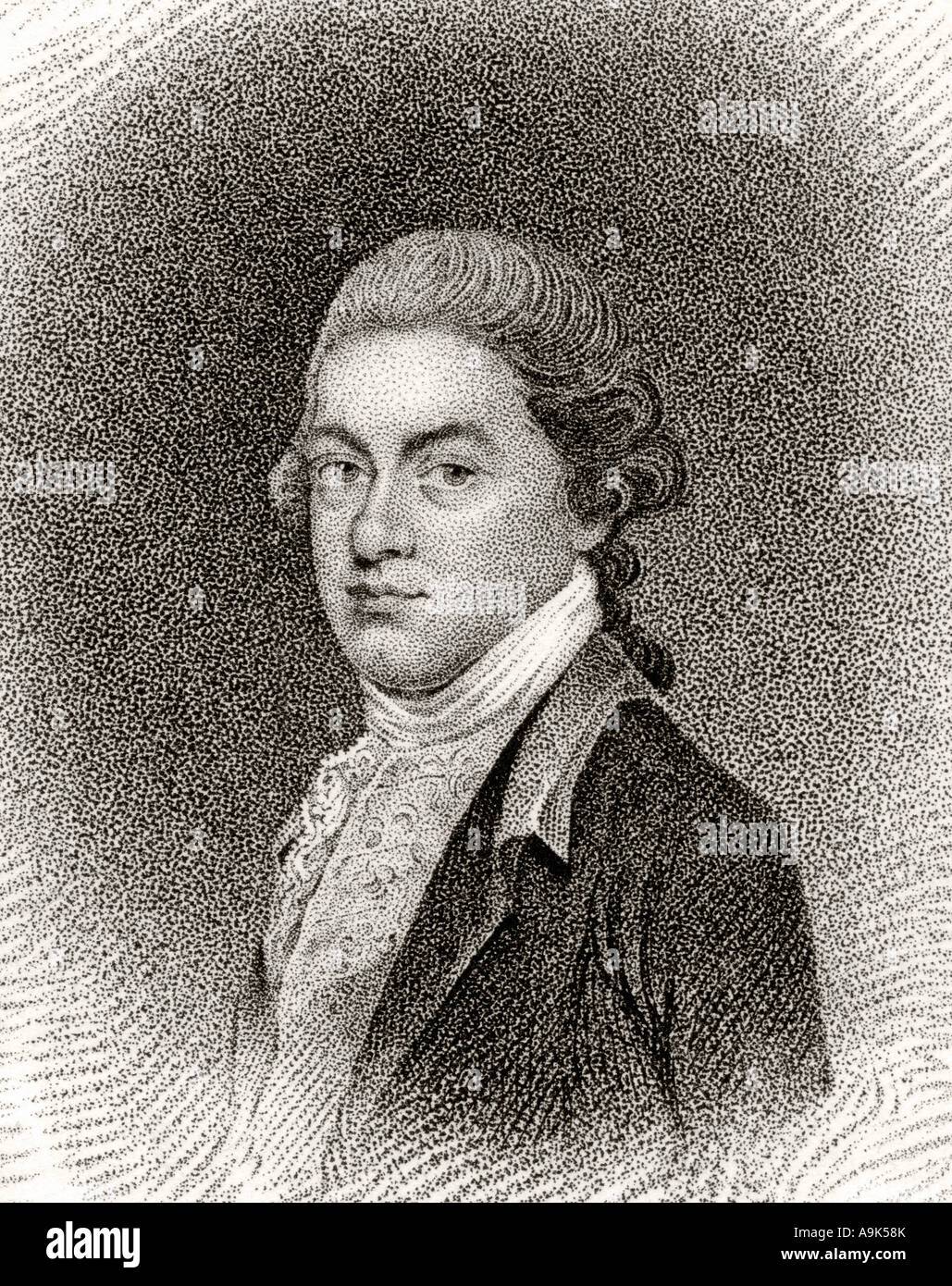 Thomas Lynch Jr, 1749 - 1779. American statesman and Founding Father. Stock Photo