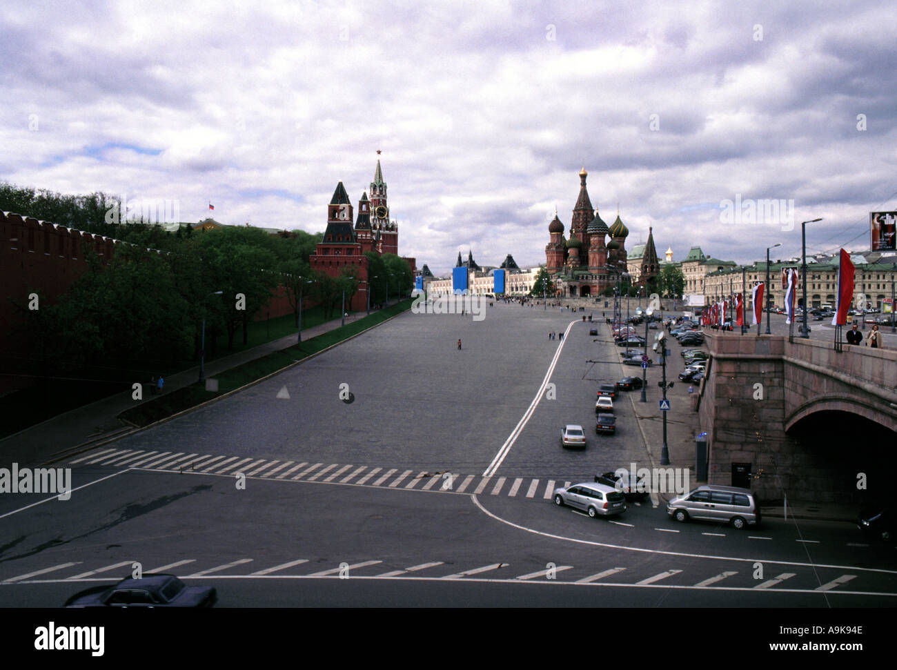 Entrance Red Square Moscow Russia Russian Federation CIS Stock Photo ...
