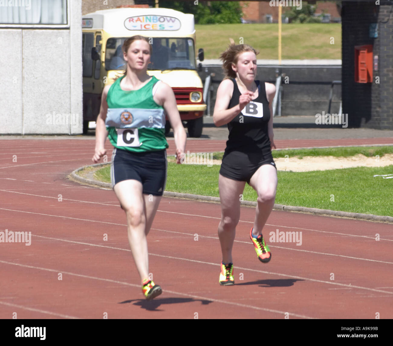 runners at an athletics competition Stock Photo - Alamy