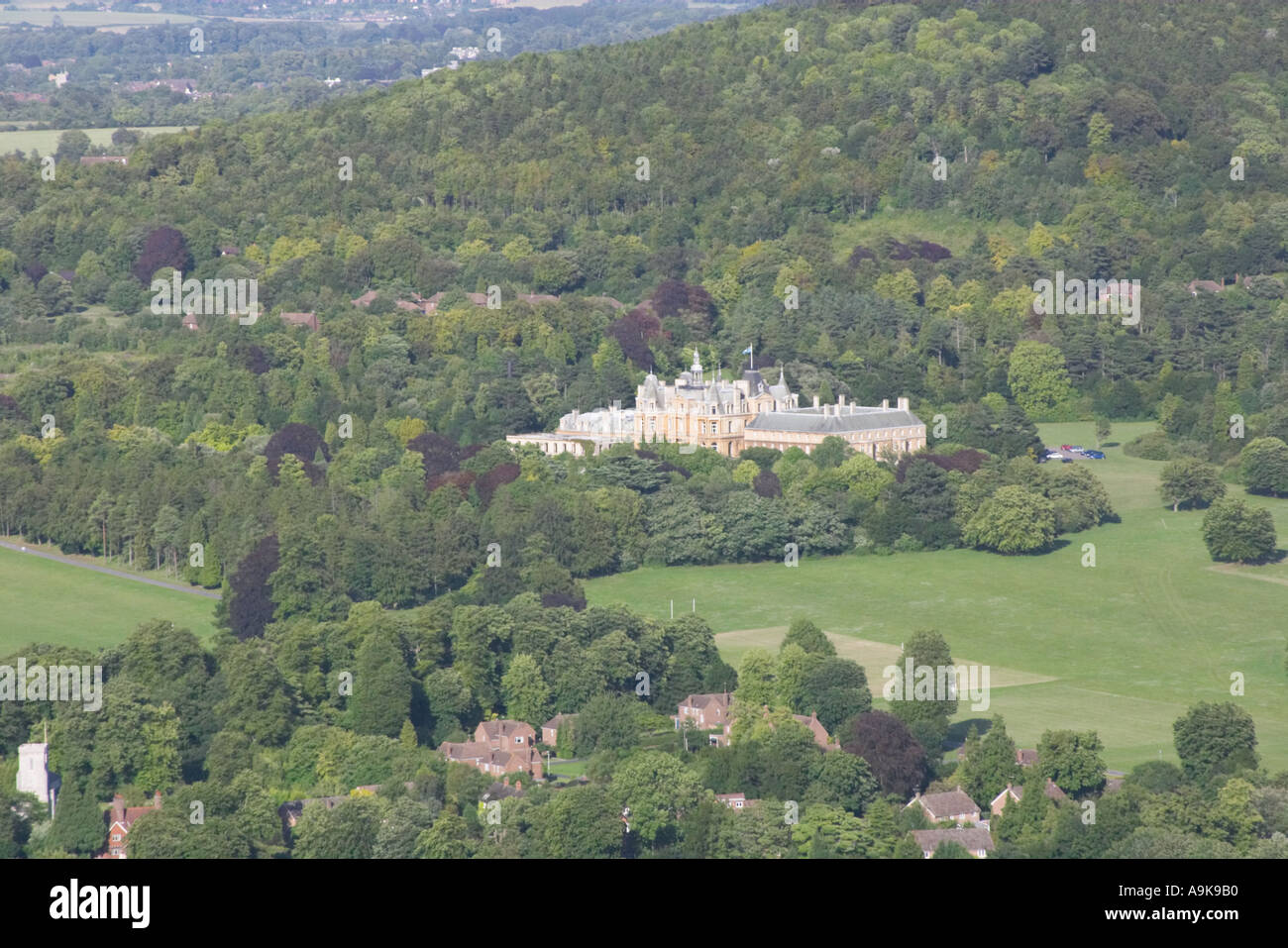Aerial photo of Halton House Officers Mess RAF Station Halton Wendover