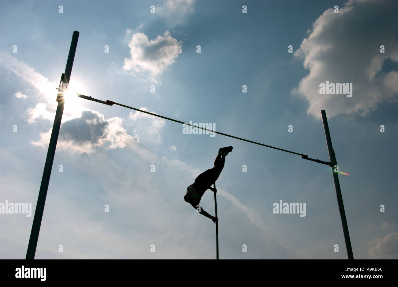 pole vault competition Stock Photo - Alamy