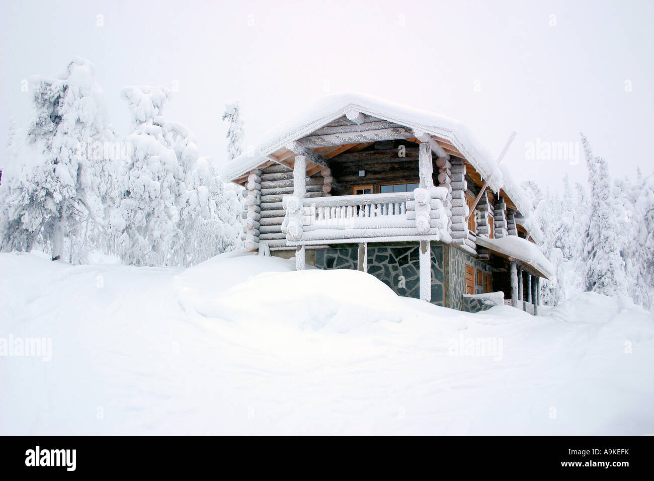 villa in Ruka, Finland, Oulu, Kuusamo Stock Photo Alamy