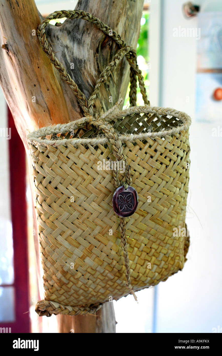New Zealand Maori craft Stock Photo Alamy