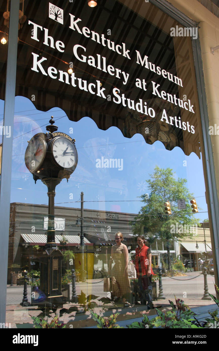 Tuscaloosa Alabama,County,Northport,The Gallery at Kentuck,historic district,preservation,restoration,buildings,city skyline cityscape,downtown,city c Stock Photo