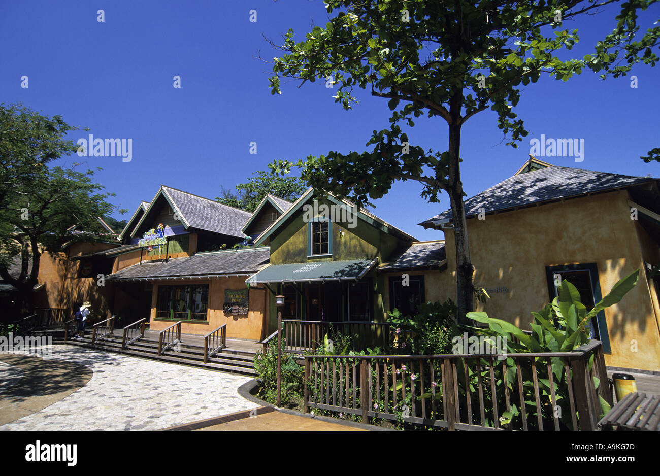 Jamaica Ocho Rios Island Village Stock Photo Alamy