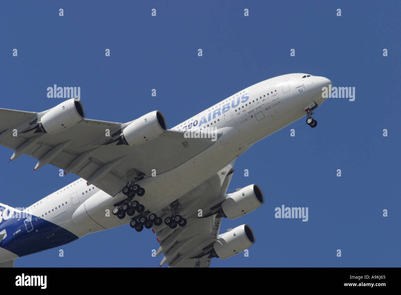 Airbus A380 Stock Photo