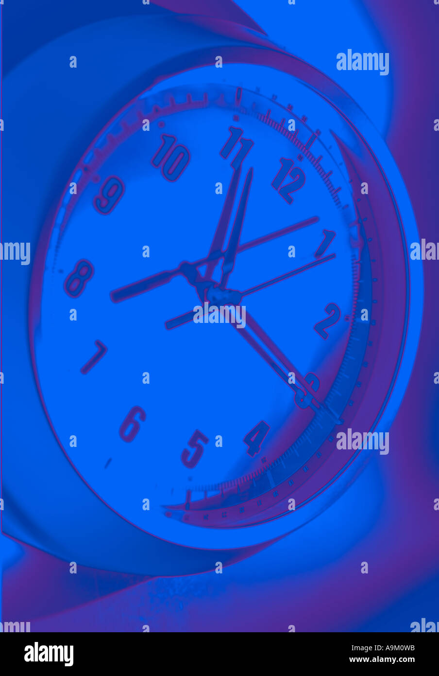 face of clock hour minute second hands Stock Photo Alamy