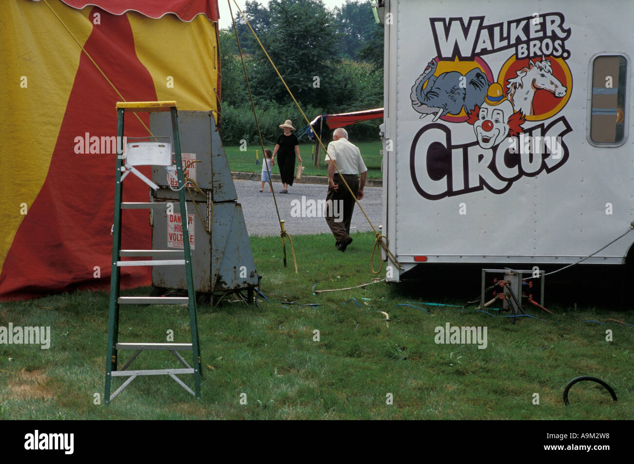 Walker Bros. Brothers Circus Stock Photo Alamy