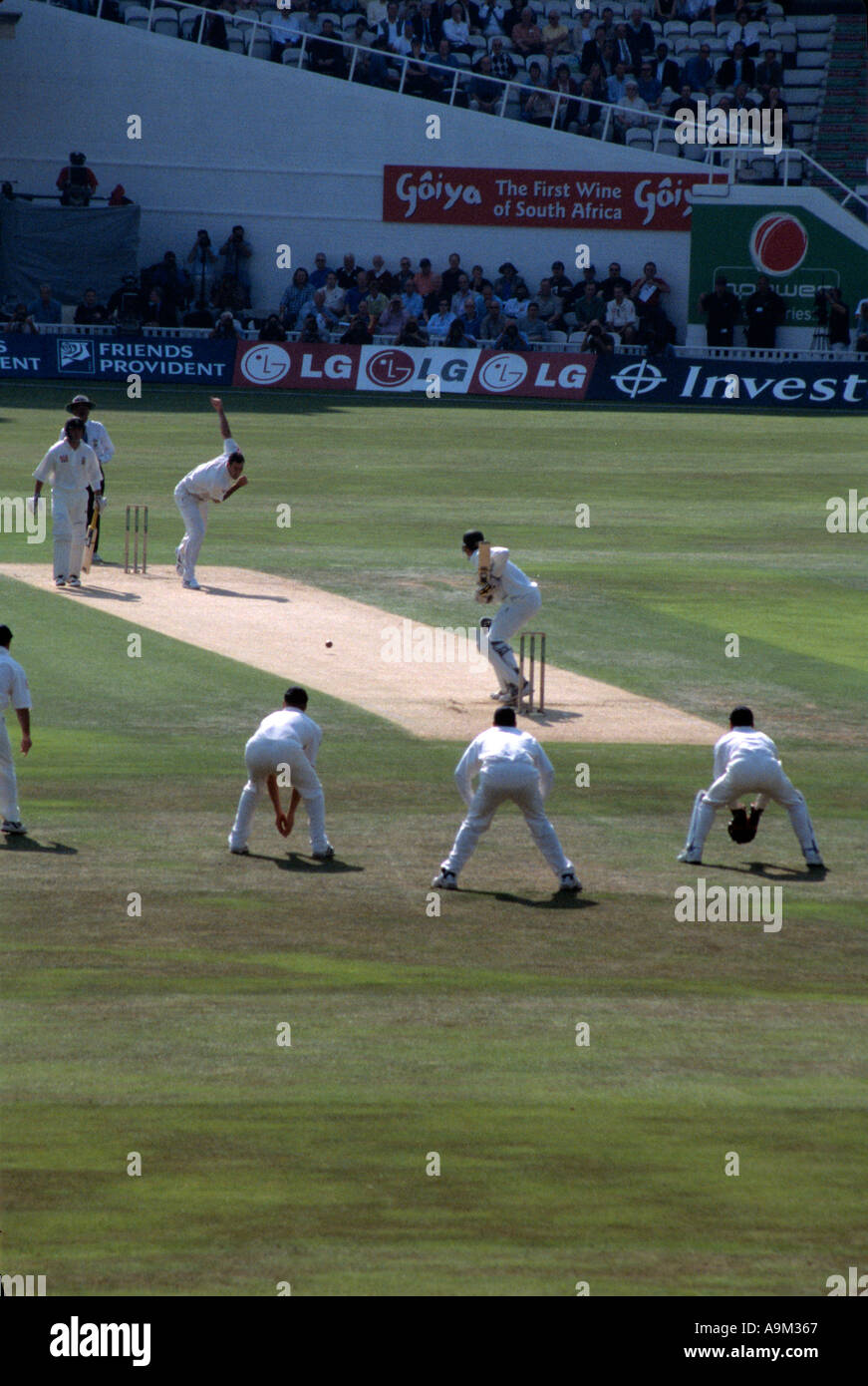 England v South Africa first day Fifth Test The Oval 4 September 2003 Alec Stewart s last Test Match Stock Photo