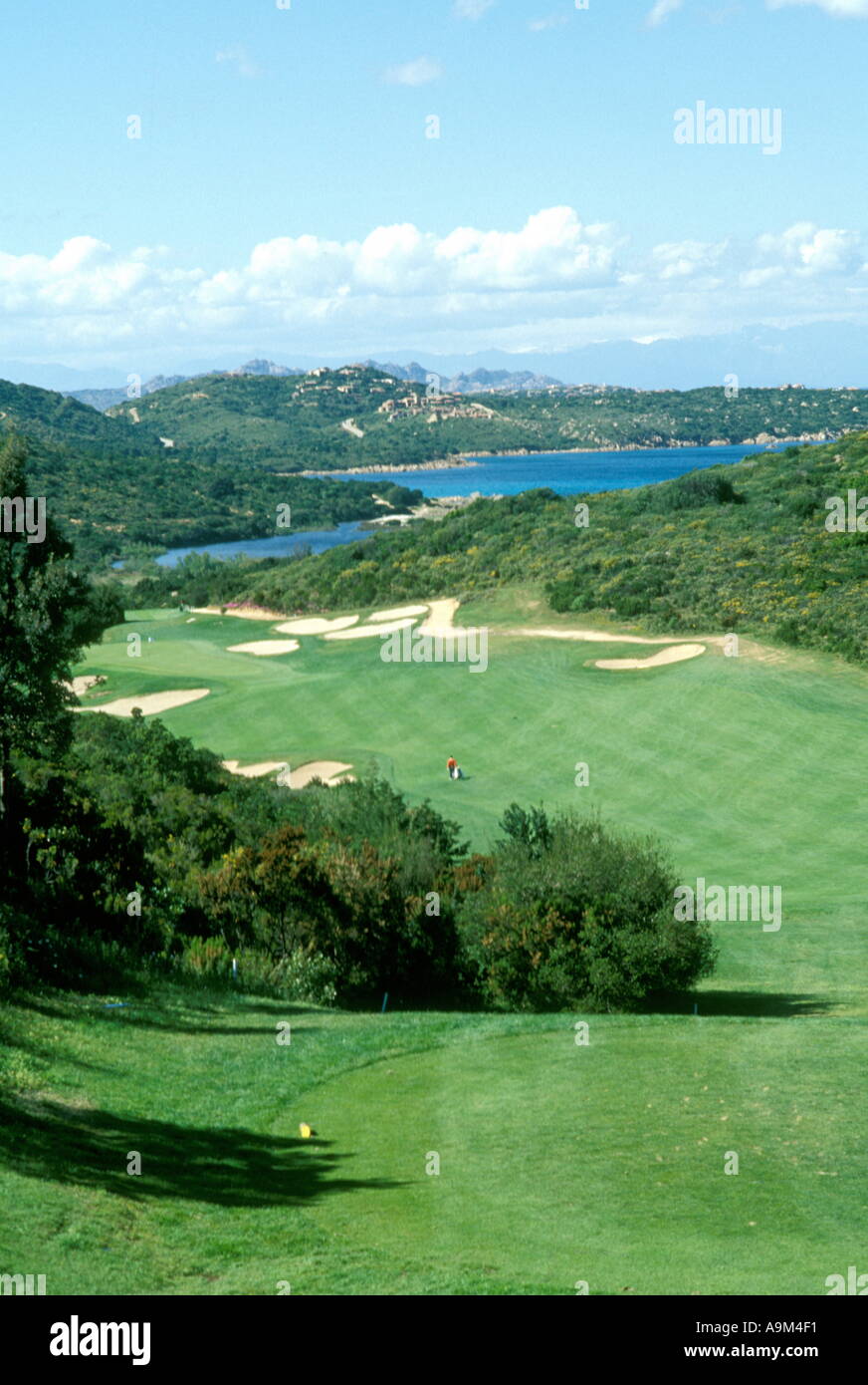 Pevero Golf Course Sardinia Italy 4th Hole Stock Photo - Alamy