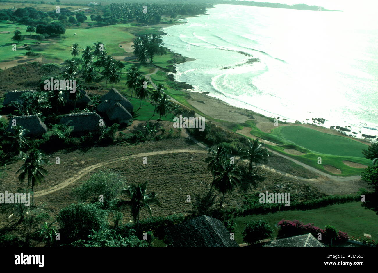 Casa de Campo Dominican Republic Aerial Shot Stock Photo