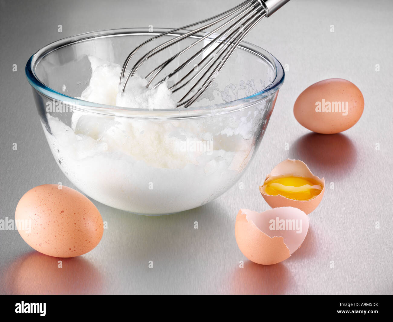 WHISKING EGG WHITES Stock Photo 2295255 Alamy