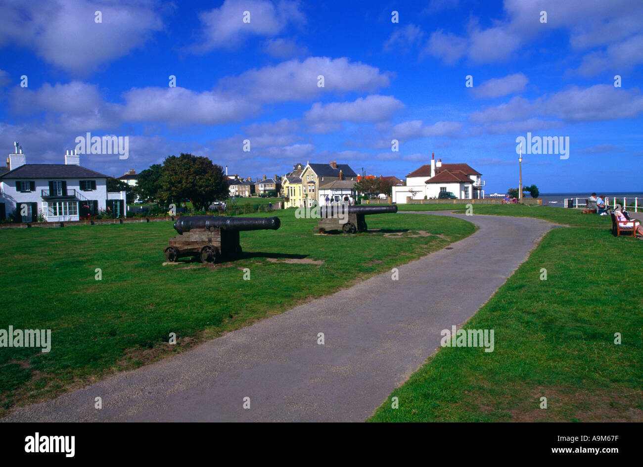 Southwold Gun Hill Suffolk England Stock Photo Alamy