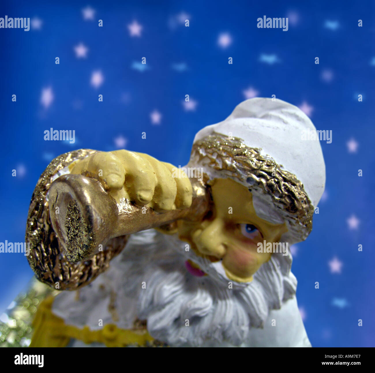 Santa claus with binoculars hi-res stock photography and images - Alamy