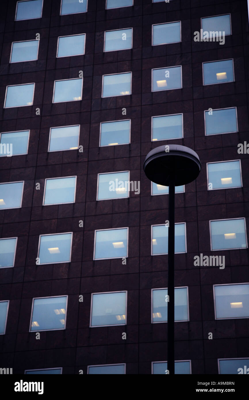 faceless offices at dusk Stock Photo