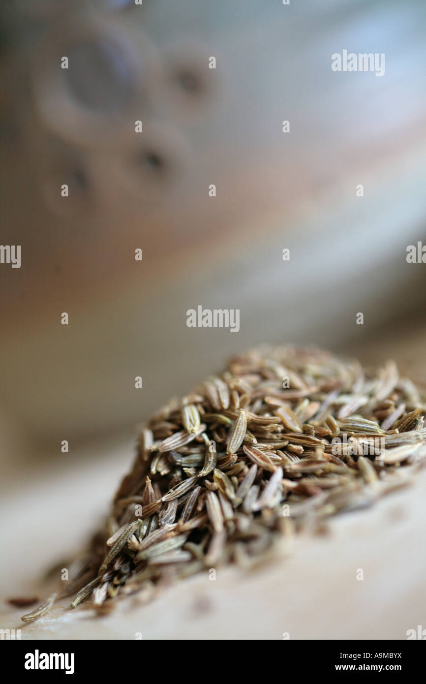 cumin seeds Stock Photo