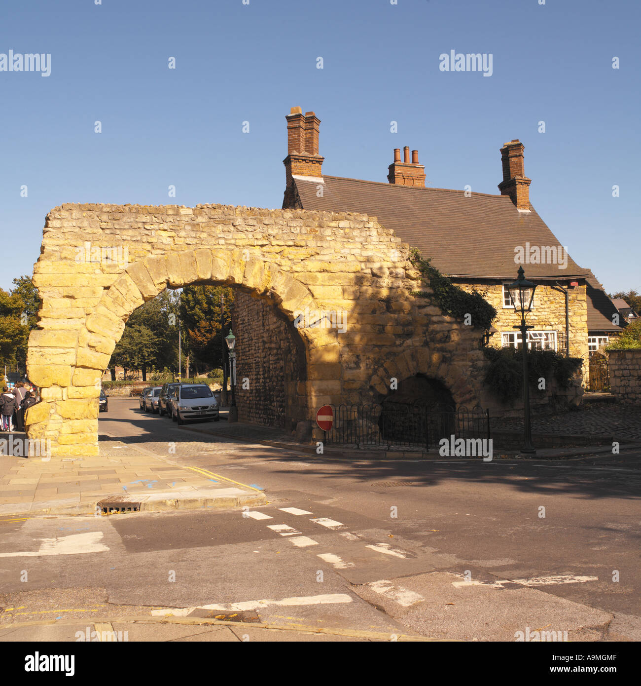 Newport Arch, Lincoln, UK Stock Photo Alamy