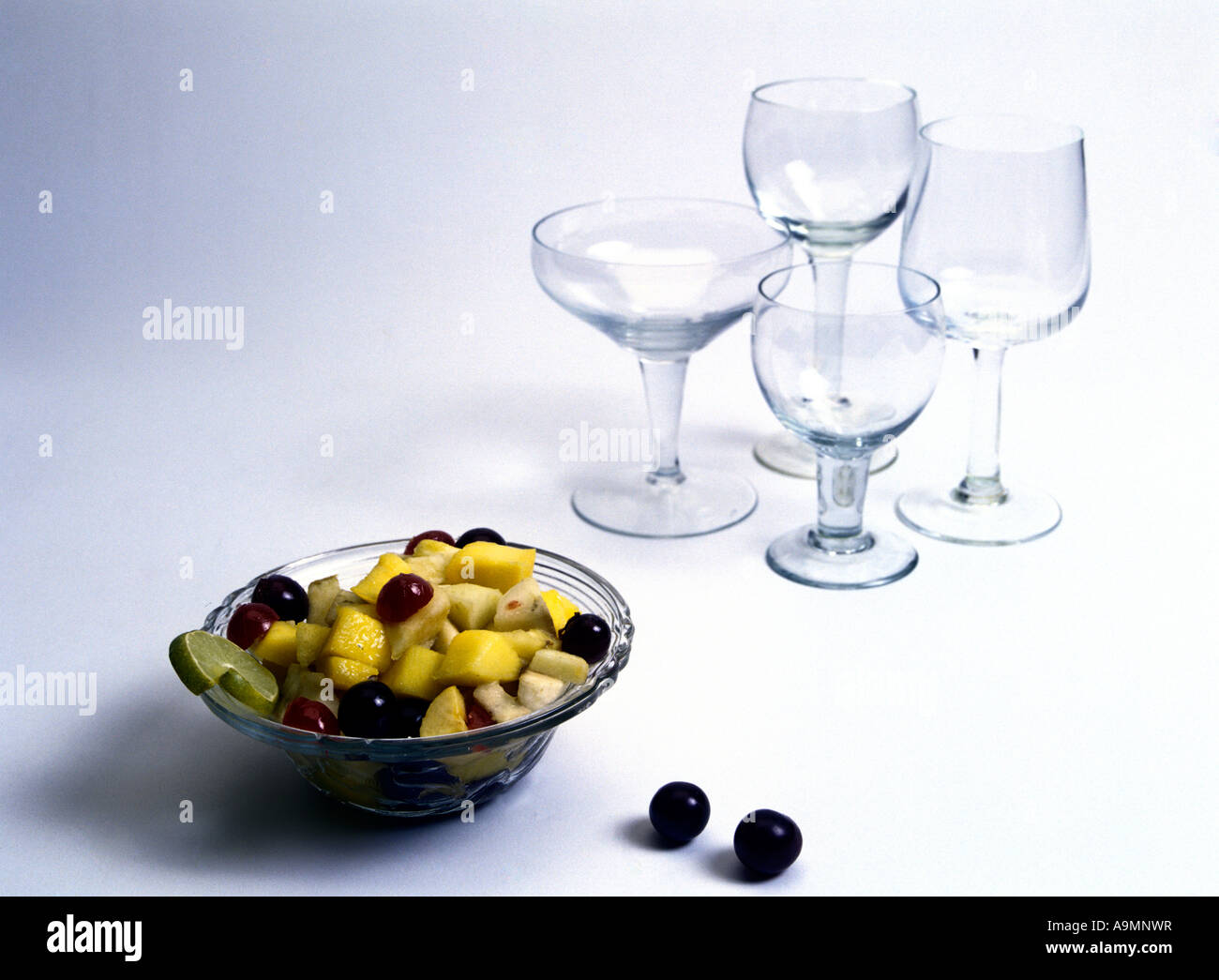 Banana and apple salad hi-res stock photography and images - Alamy