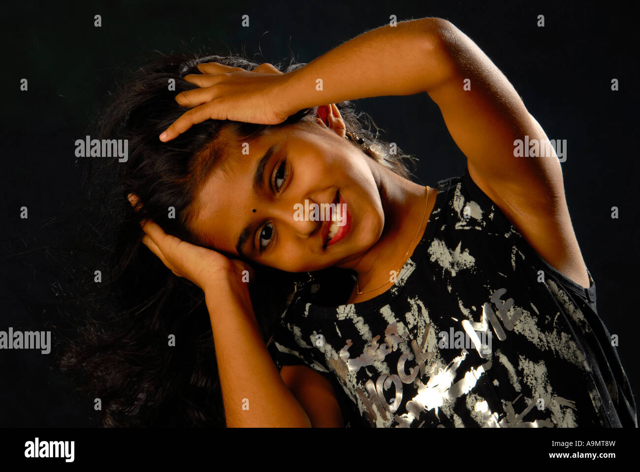 A YOUNG MODEL Stock Photo - Alamy