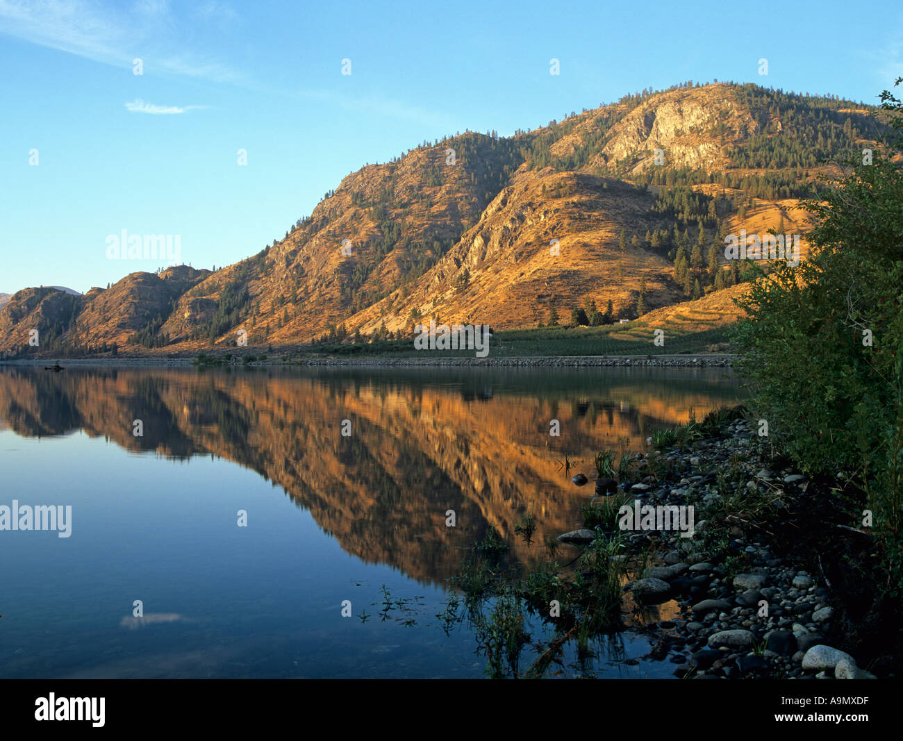 PATEROS WASHINGTON STATE USA August Pateros Lake on the Columbia River