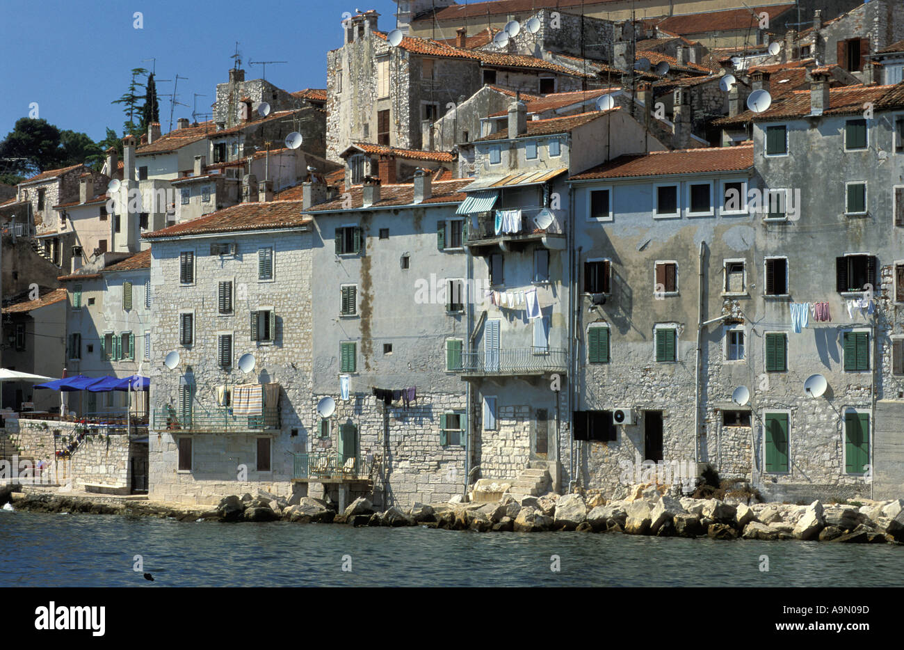 historic center of Rovinj Stock Photo
