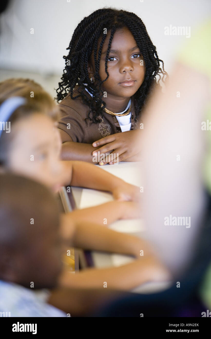 Kids paying attention school in hi-res stock photography and images - Alamy
