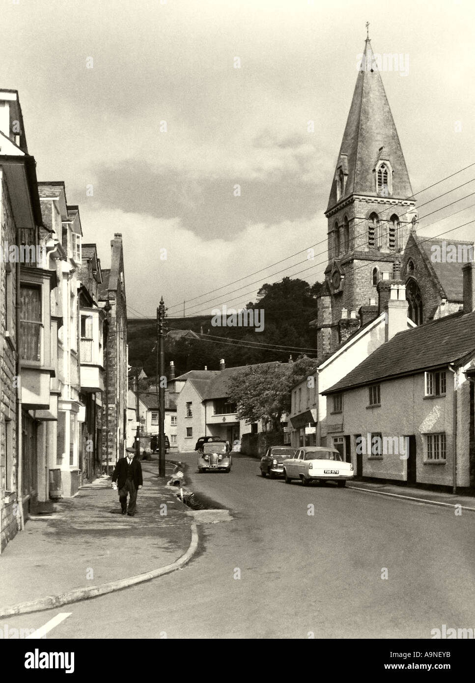 Town of Beer East Devon UK 1960 Stock Photo Alamy
