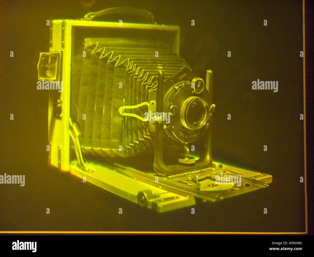 Hologram photo 3 dimension three 3 dimension photography science scientific technology technique technic visual communication co Stock Photo