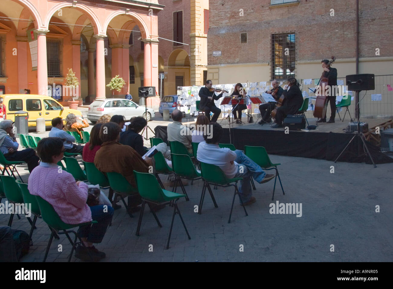 Open air classical concert in Bologna Stock Photo Alamy