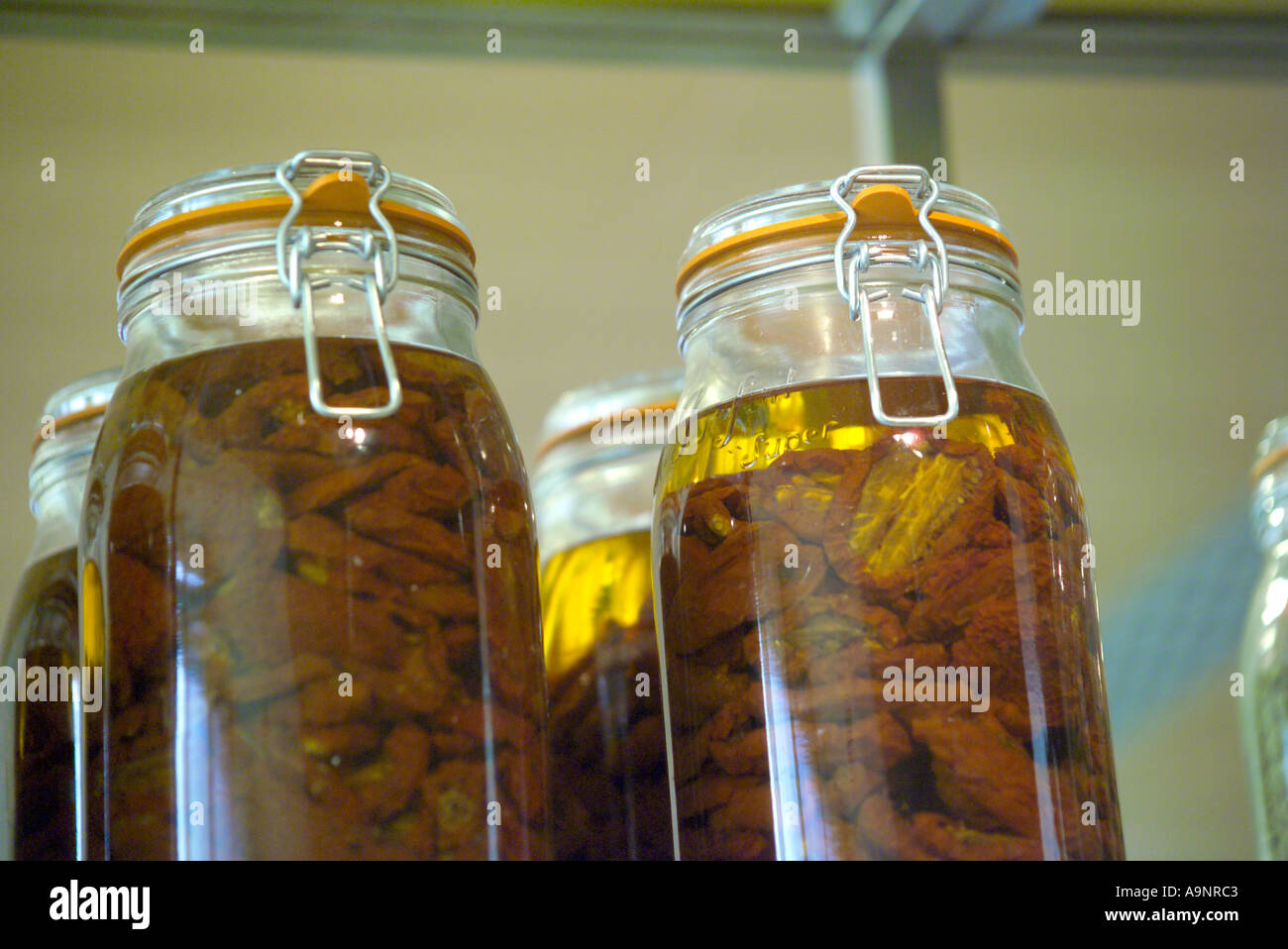 Display glass jars hi-res stock photography and images - Alamy