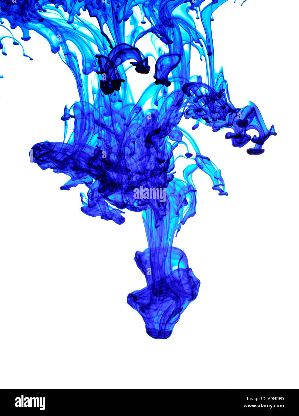Ink Blue Pattern Ink pattern hi-res stock photography and images - Alamy