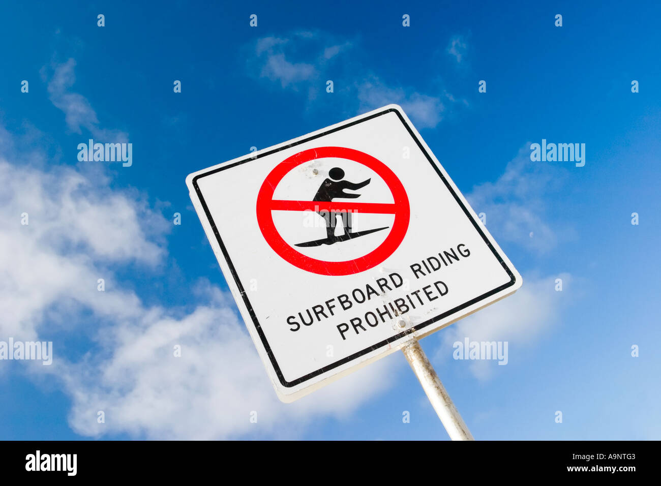 Surf warning signs Bondi beach Sydney Stock Photo Alamy