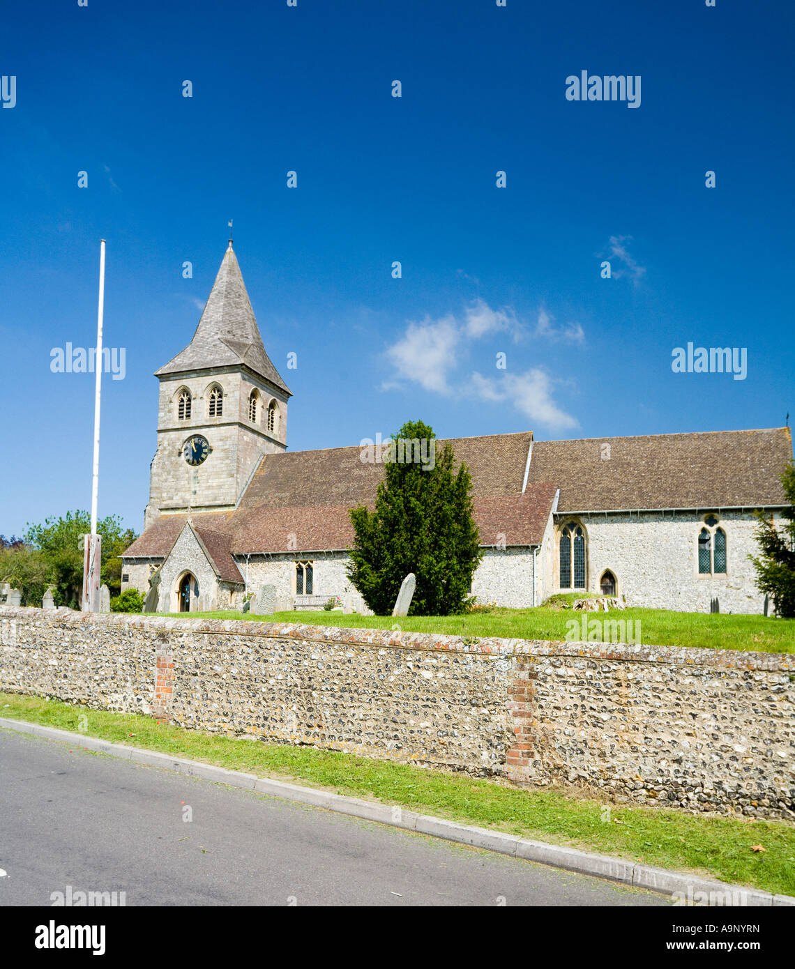 St Mary s church in Overton Hampshire UK Stock Photo