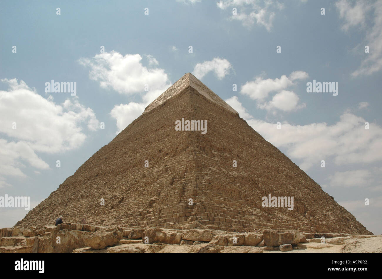 The Pyramid of Khafre, Giza, Cairo, Egypt Stock Photo - Alamy