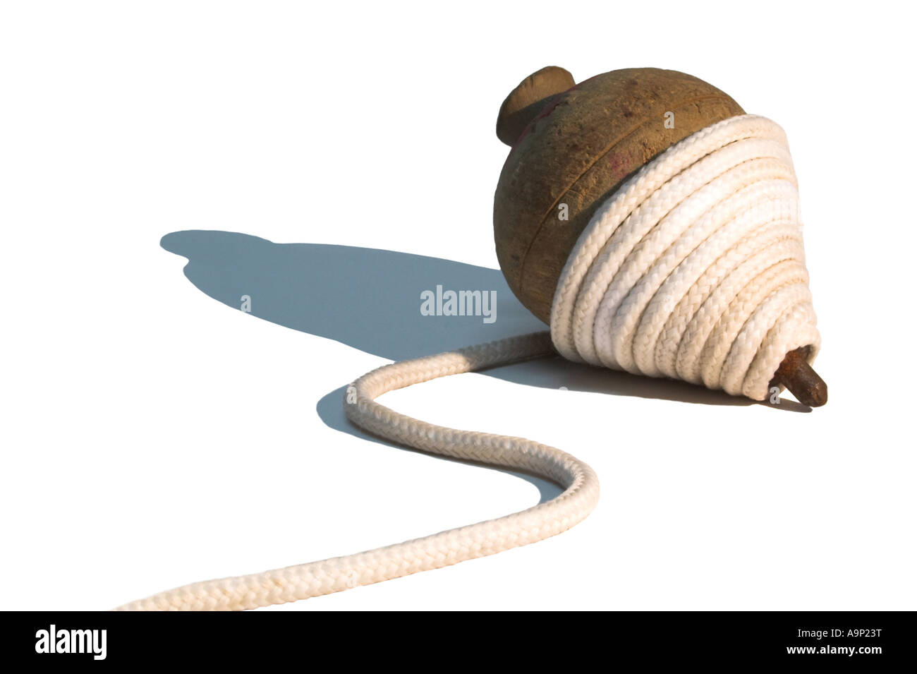 spinning top with string